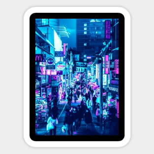 Tokyo Neon Night Sticker